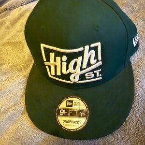 HiGH ST DELI green snap back hat